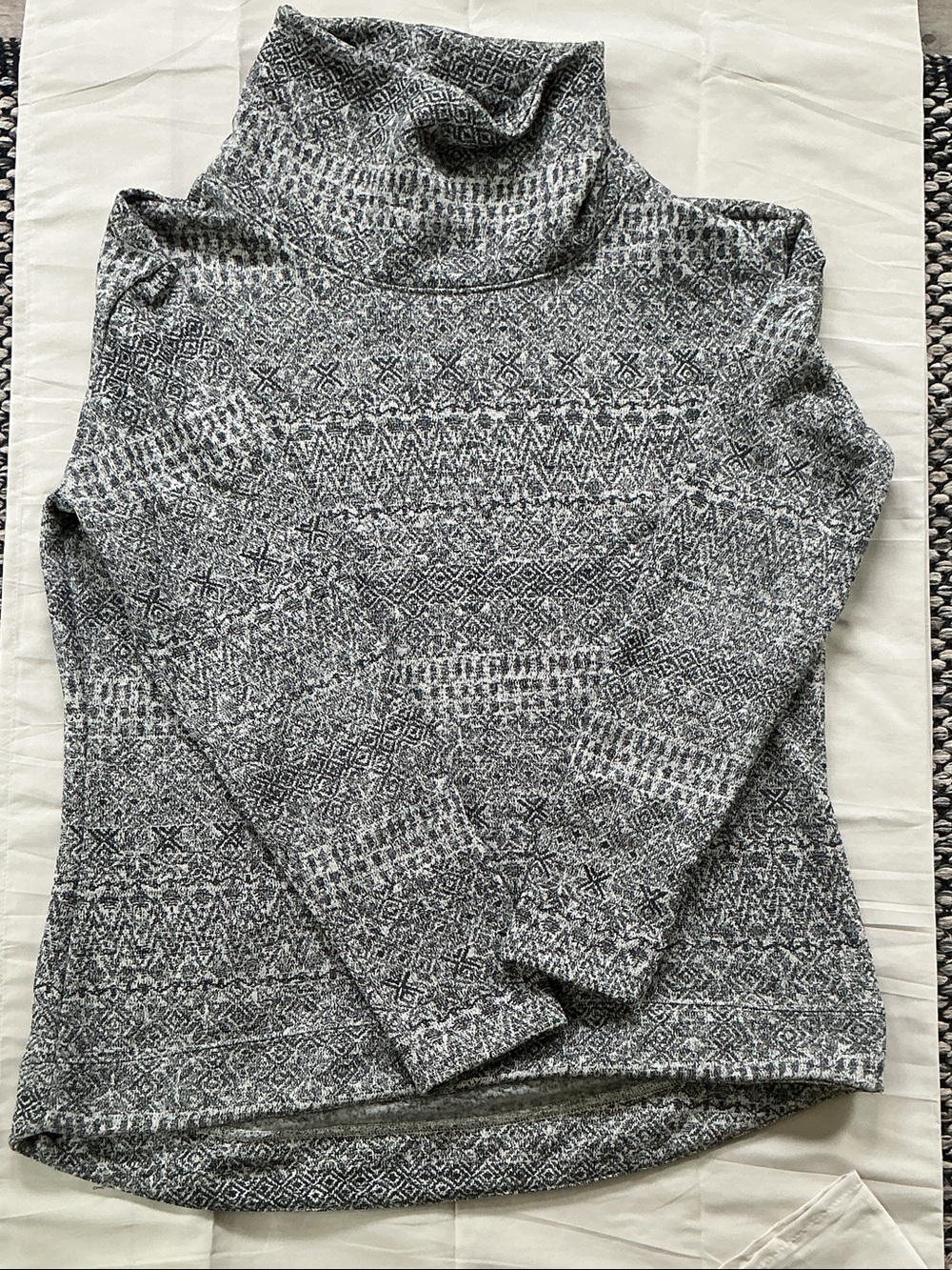 Columbia Cozy Gray Cowl Neck Sweater